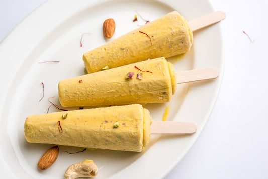 roasted badam kulfi