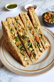 vege. paneer toofani sandwich