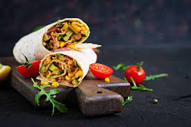 Maxican salsa wrap